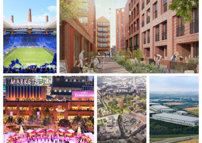 A montage of various projects