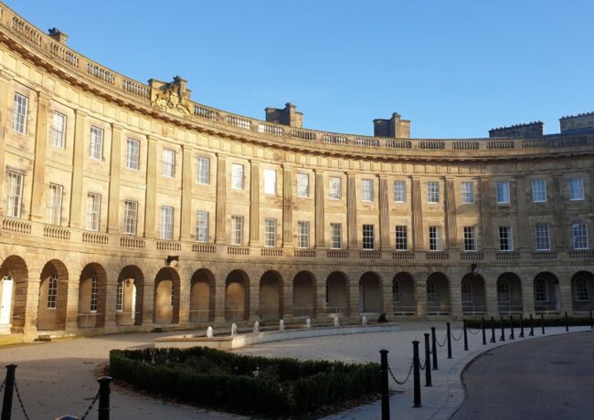 Buxton Crescent Hotel in 2020.