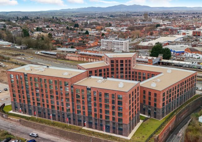 The Sheriff's Gate build-to-let scheme in Worcester.