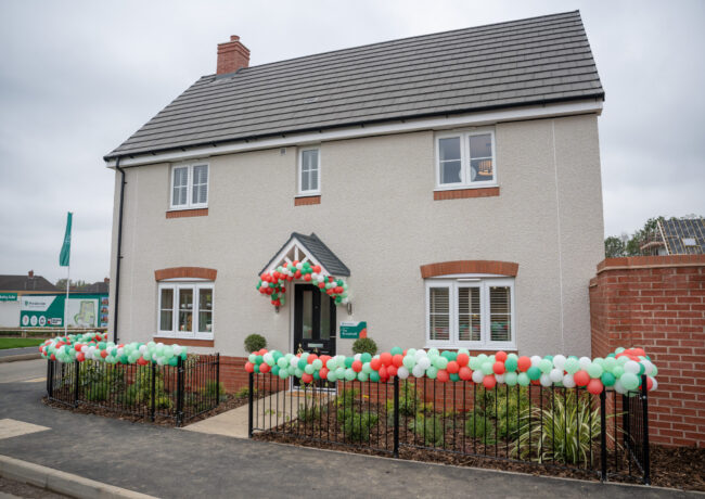 A show-home on Tame Bridge View, Wednesbury