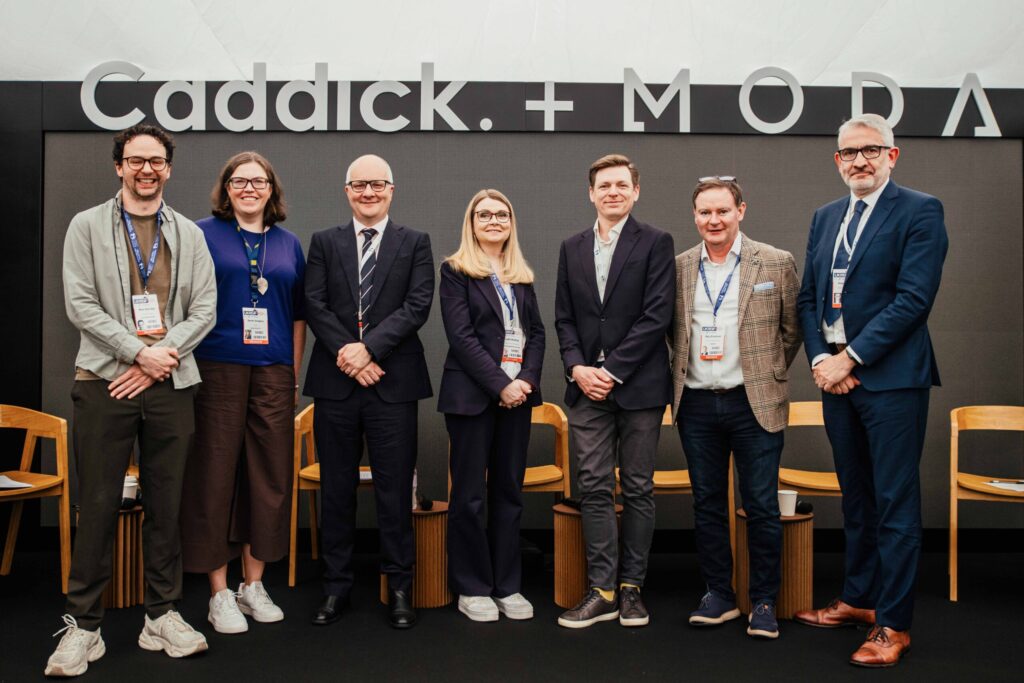 The Midlands viability discussion panel at UKREiiF. Credit: Caddick/Moda