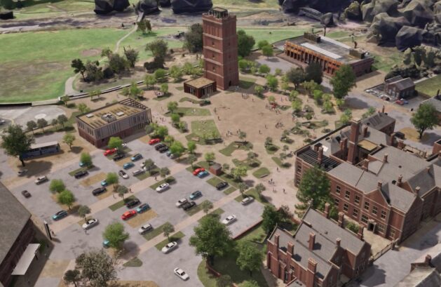 A visualisation of Burton upon Trent's new Old Brewery Quarter