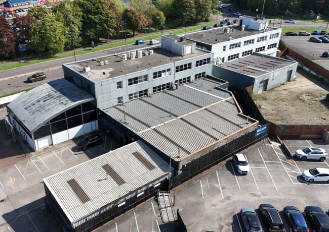 The former Derby Stratstone Mini car dealership