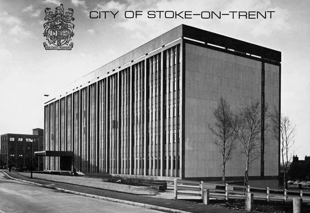 An archive picture of Hanley Library, circa 1970.