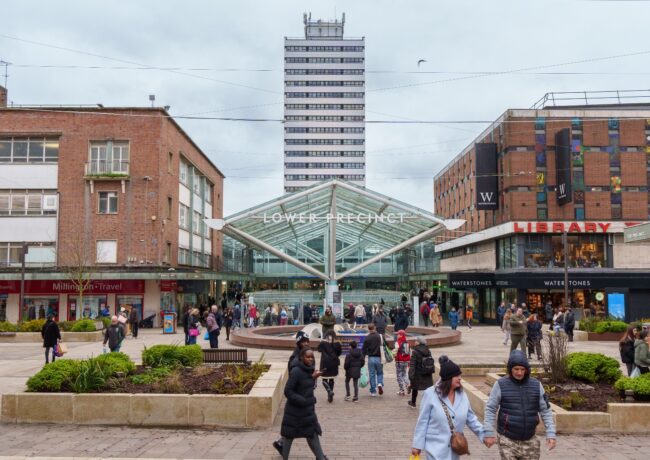 Lower Precinct Shopping Centre, Coventry.