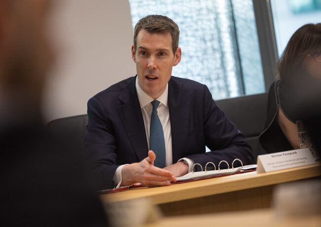 Minister of State at the Ministry of Housing, Communities and Local Government Matthew Pennycook