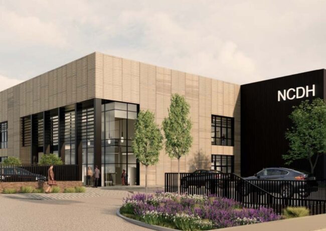 A CGI visual of the new National Centre of the Decarbonisation of Heat.