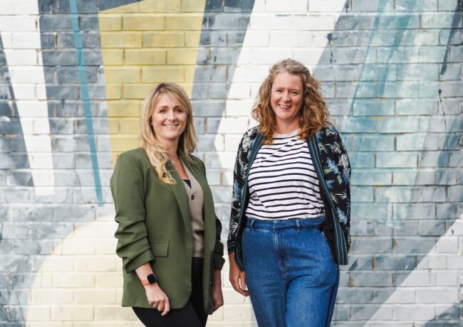 Claire Hunt and Emma McNicholas
