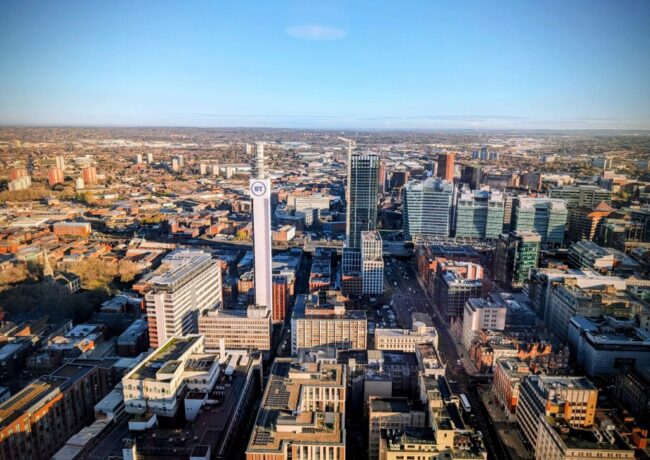 A general view of Birmingham city centre