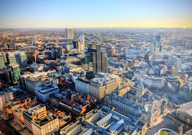 A general view of Birmingham city centre