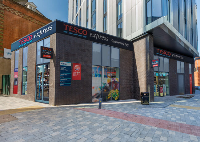 A general view of Tesco Express, Broad Street, Birmingham