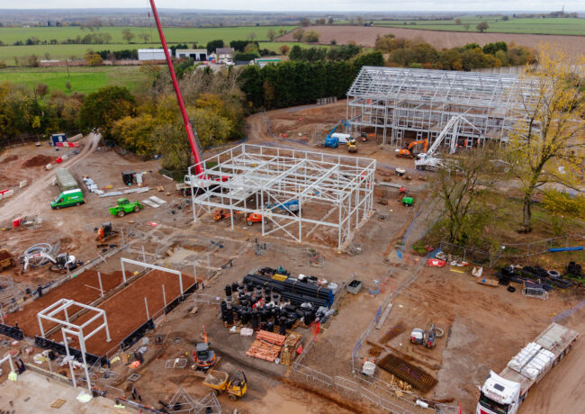 The £25m new facility at Twycross Zoo has officially been topped out.