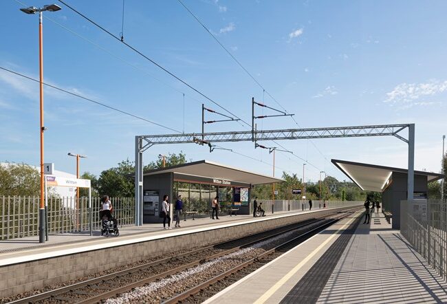 A CGI visual of Witton station in Birmingham